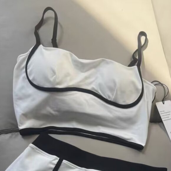 Alo Yoga Airbrush Streamlined Bra Tank + Skirt - Picture 5 of 6